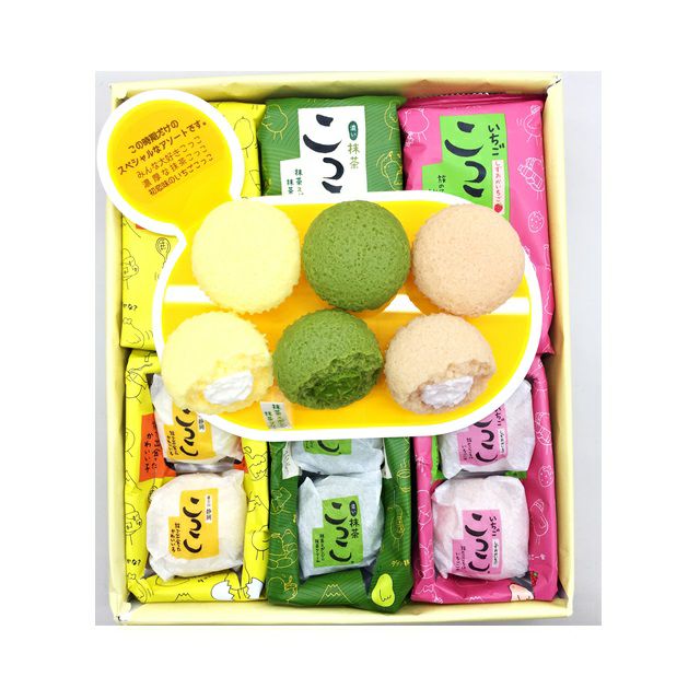 こっこスペシャルアソート（こっこ・濃い抹茶・いちご） | こっこ