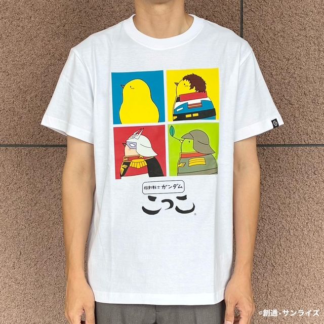 STRICT-Gこっこ『機動戦士ガンダム』カラーブロック Tシャツホワイト
