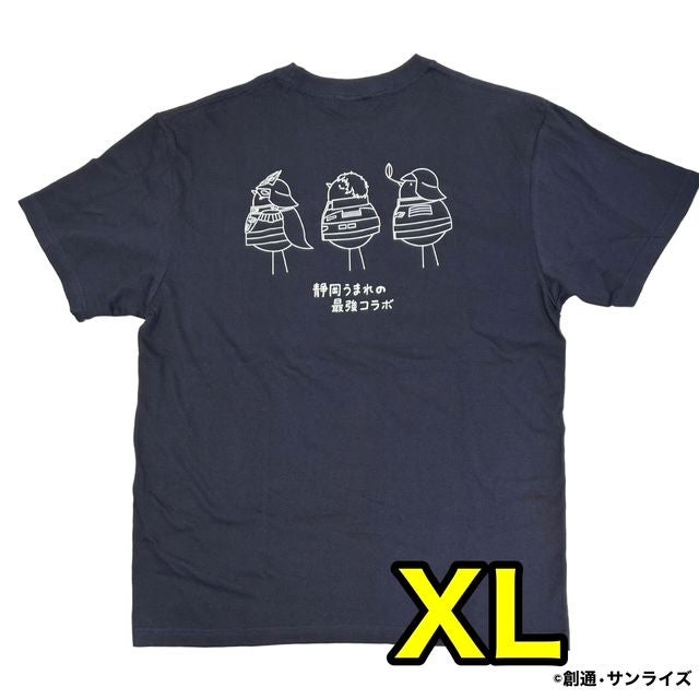 STRICT-Gこっこ『機動戦士ガンダム』バックプリント Tシャツネイビー