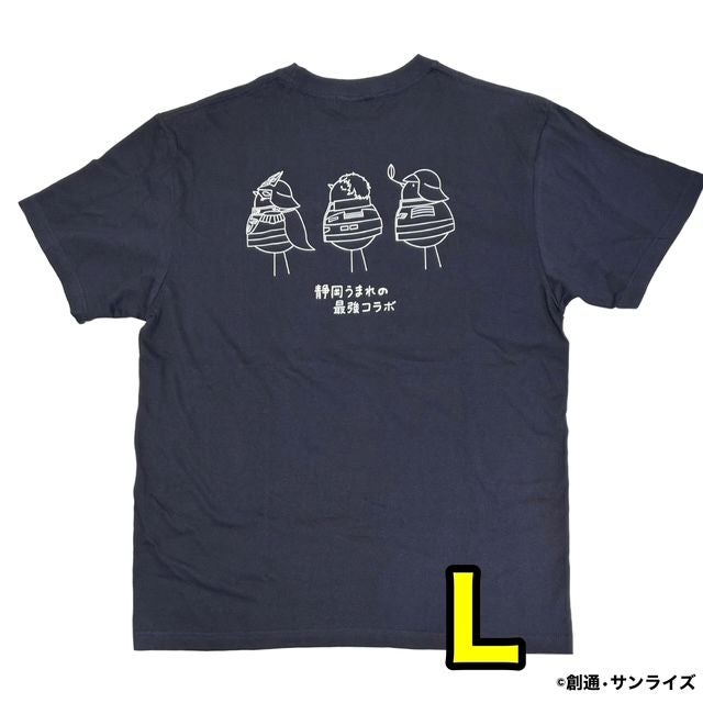 STRICT-Gこっこ『機動戦士ガンダム』バックプリント Tシャツネイビー