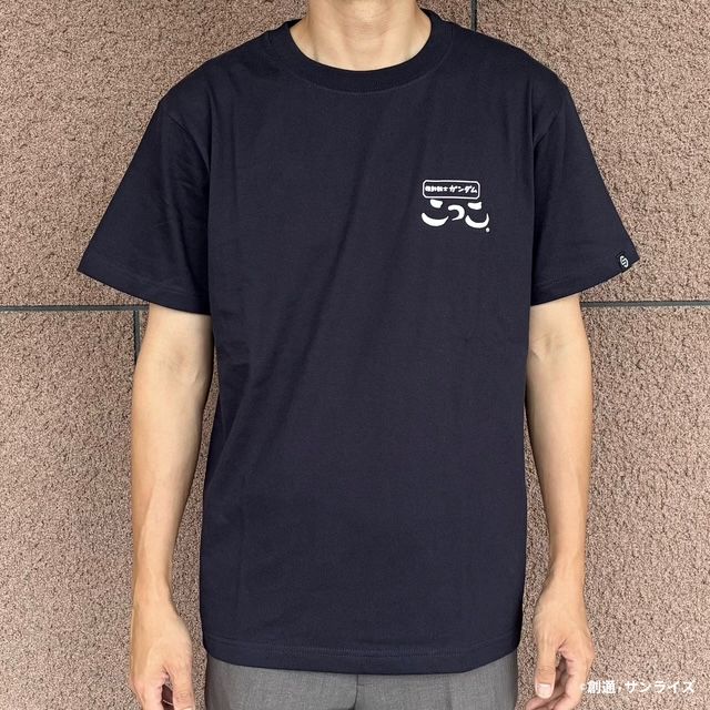 STRICT-Gこっこ『機動戦士ガンダム』バックプリント Tシャツネイビー